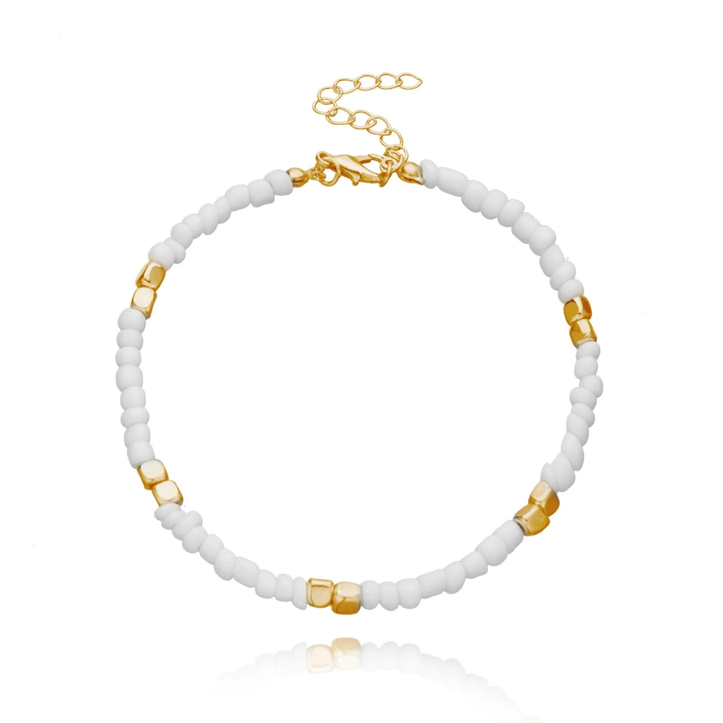 SORANO Glass Beaded Anklet