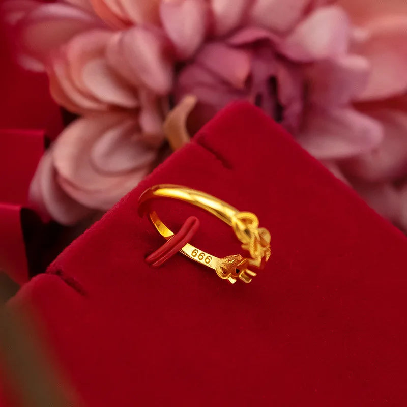 18K Gold Braid Ring