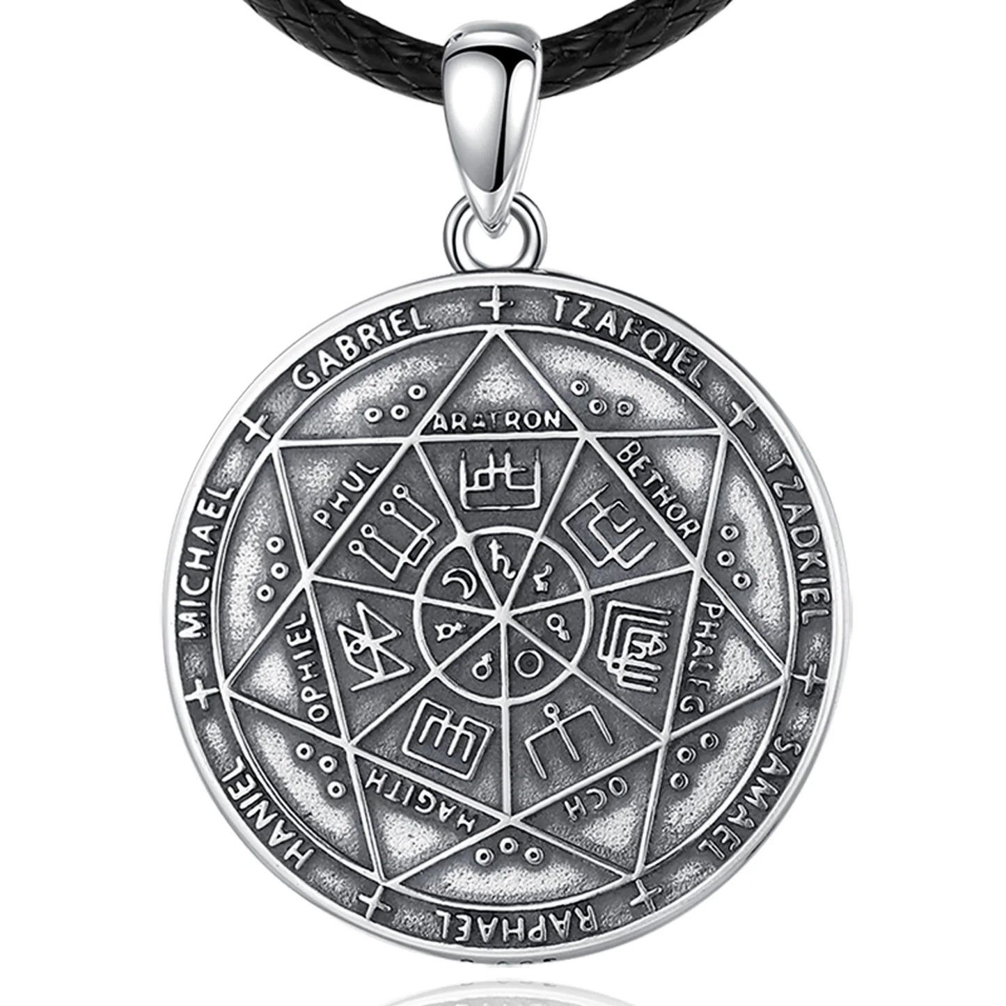 Silver Seal of Seven Archangels Necklace
