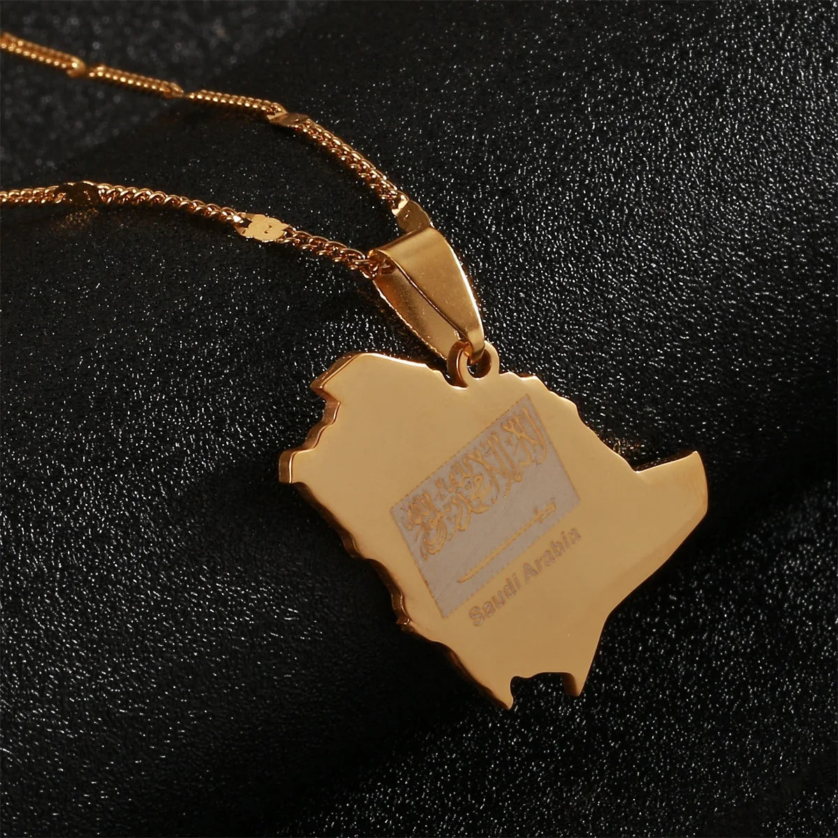 Saudi Map Necklace