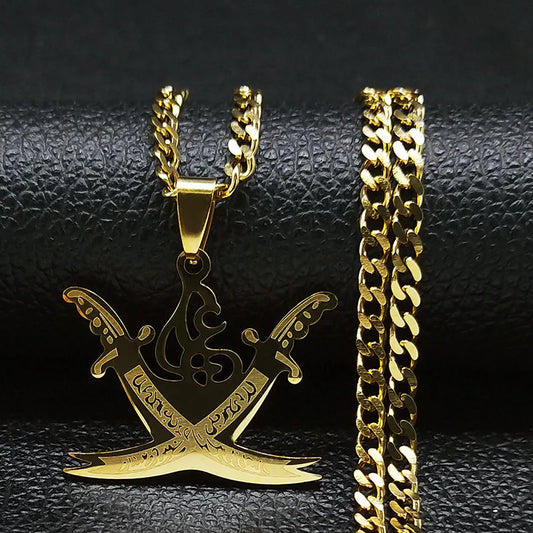 Arabic Sword Necklaces