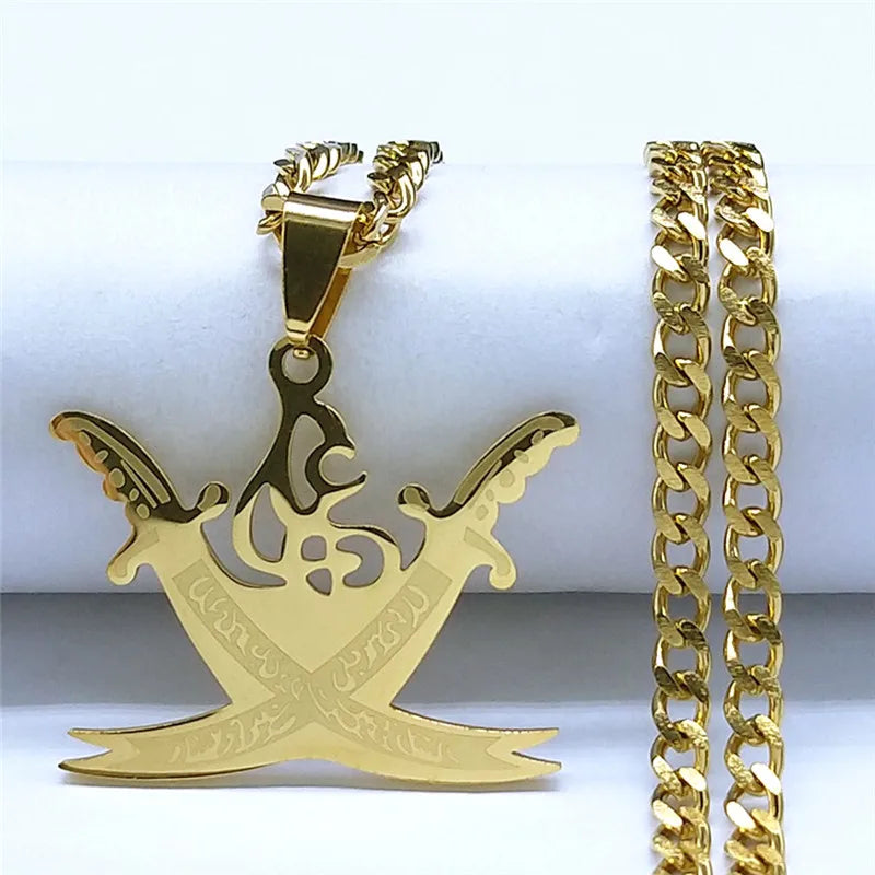 Arabic Sword Necklaces