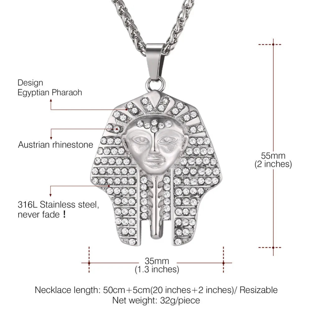 Pharaoh Head Necklaces
