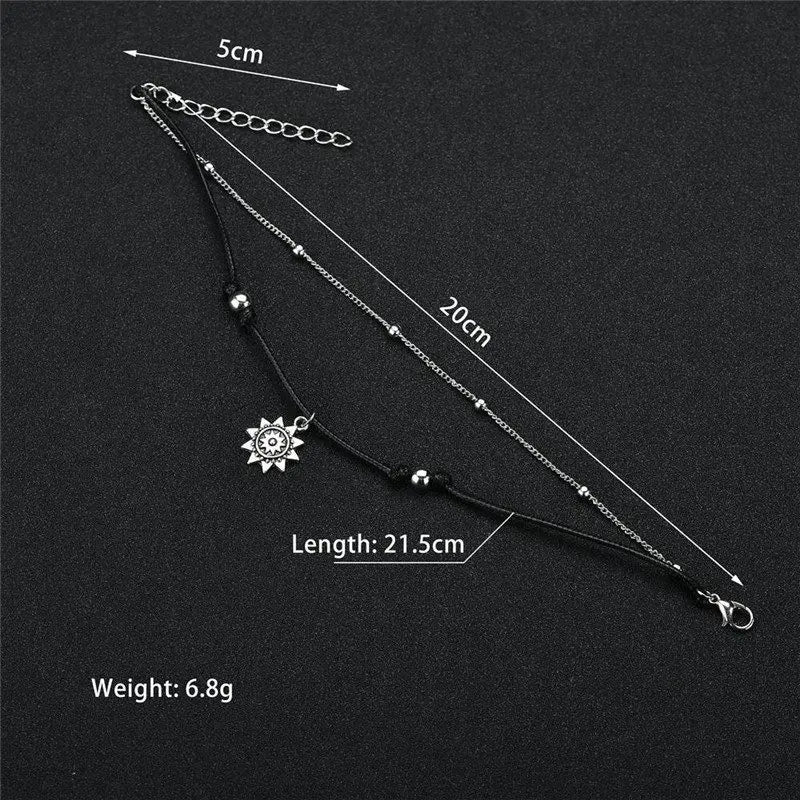 KAMEL Multi Layer Beads Anklets