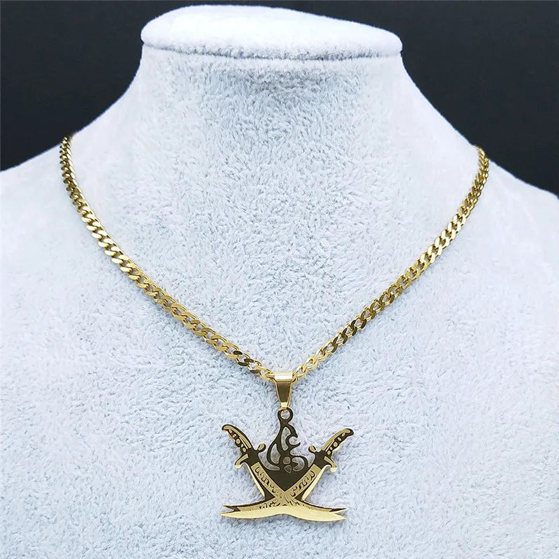 Arabic Sword Necklaces