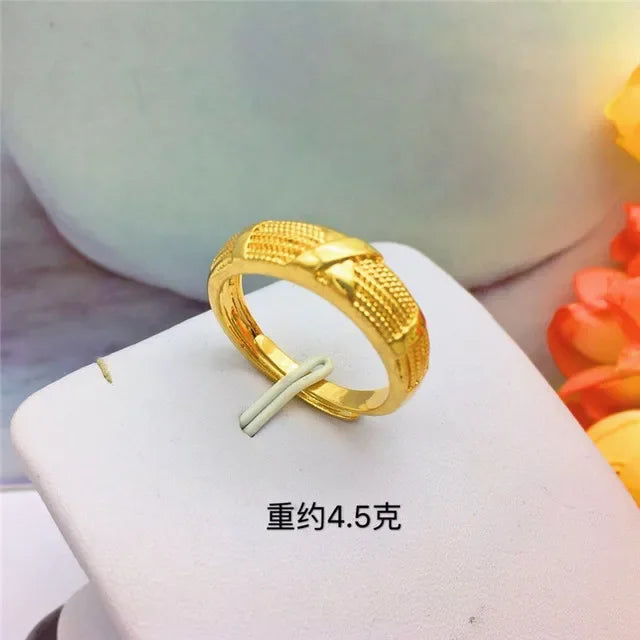 Couple Wedding 18K Gold Rings