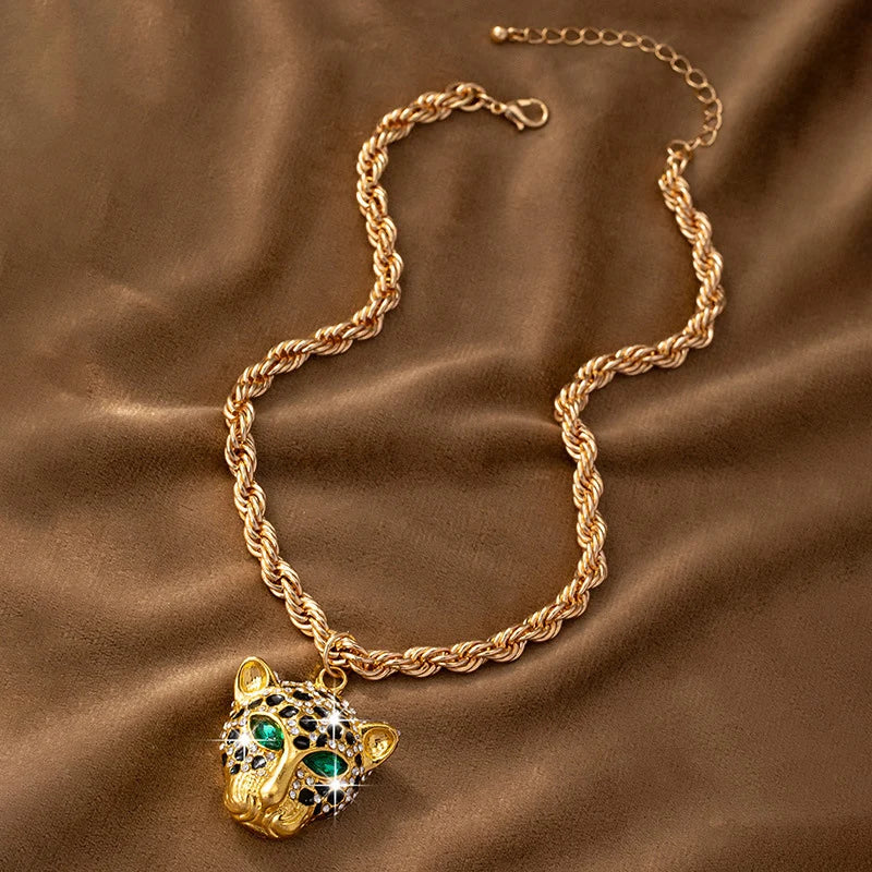 Leopard Pendant Necklace