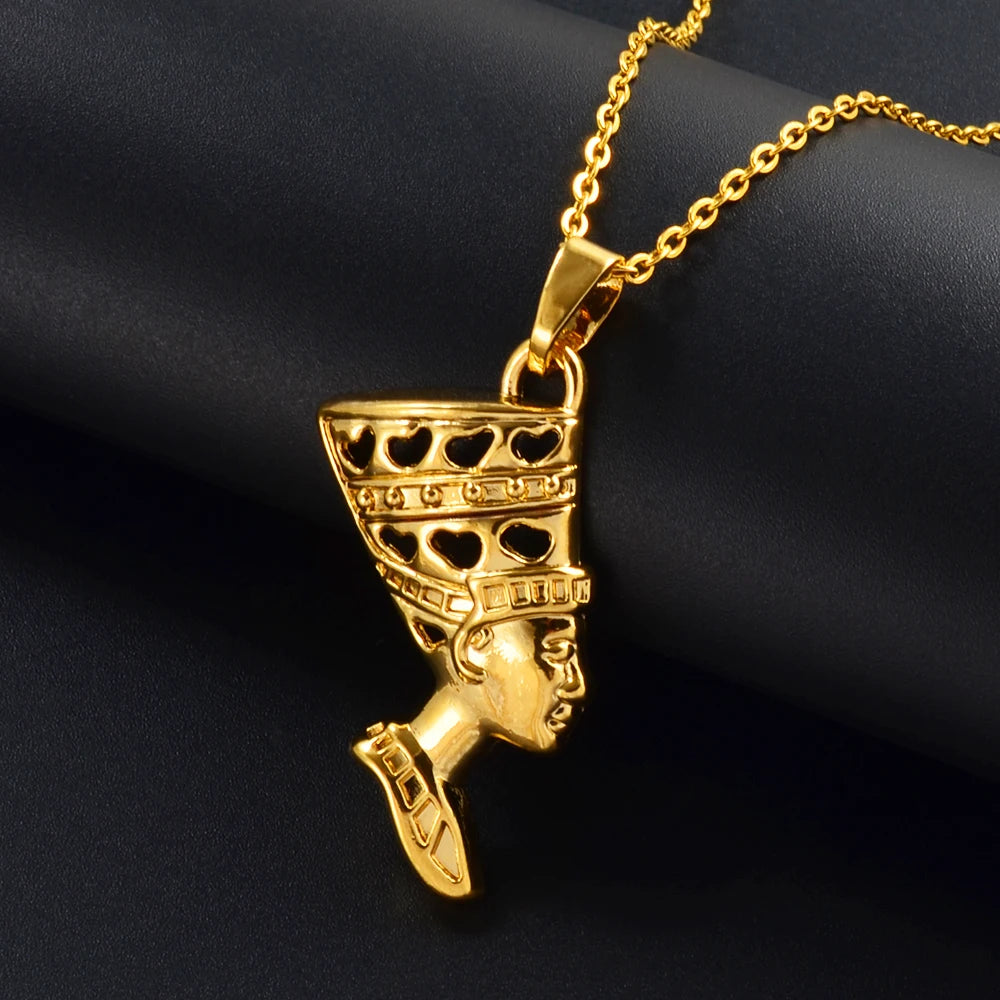 Egyptian Queen Nefertiti Pendant Necklaces