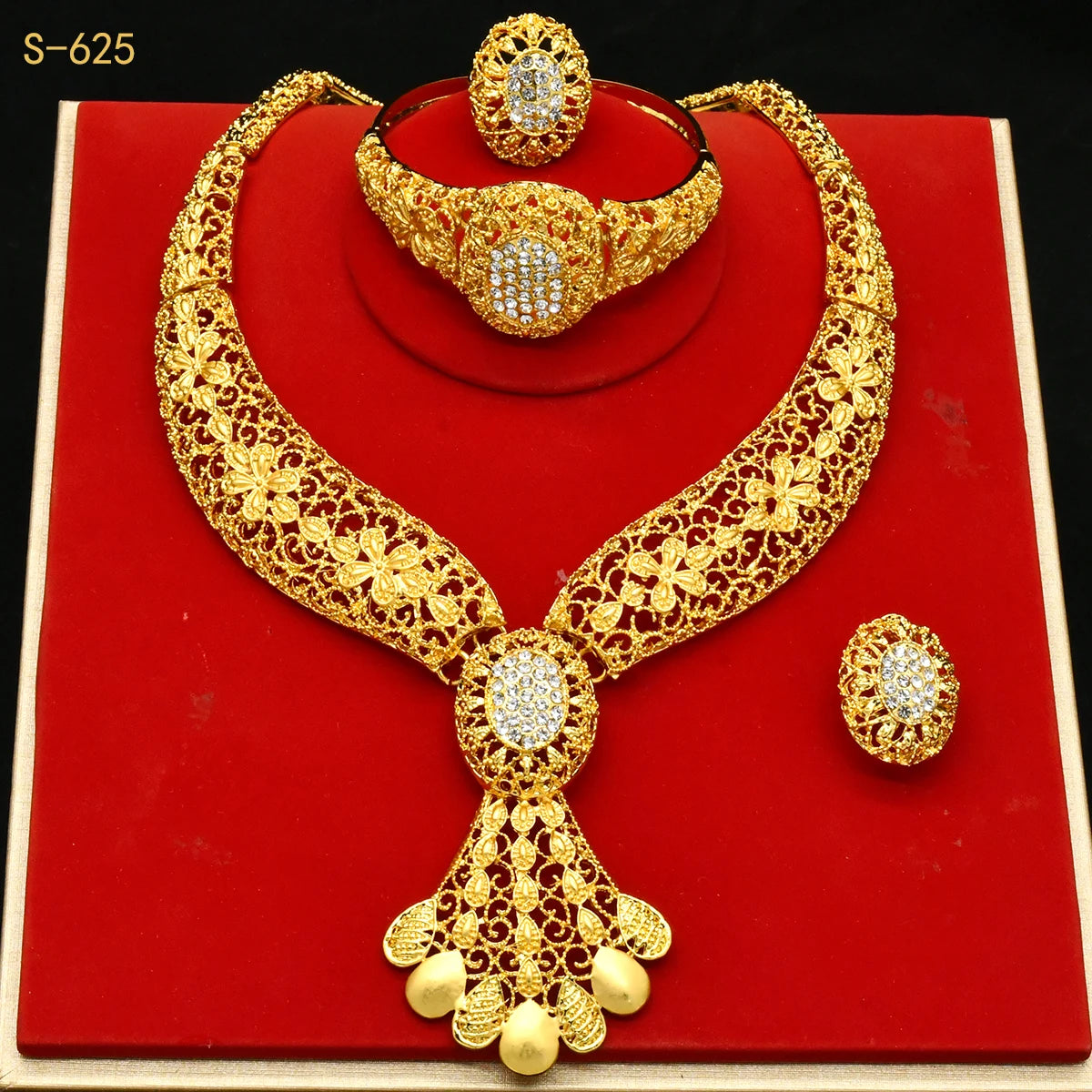 Gold Plated Necklace Set