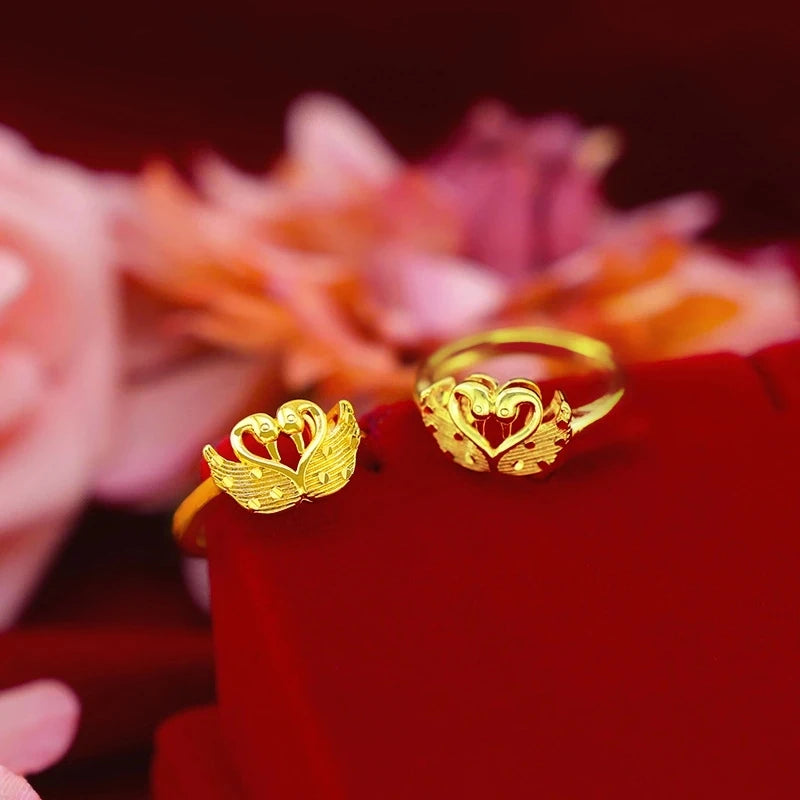 Couple Wedding 18K Gold Rings