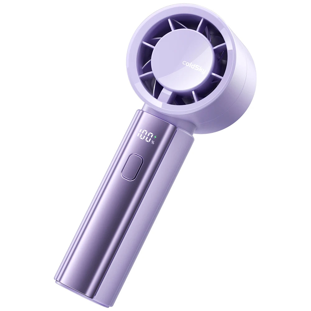 Portable Handheld Fan with LED Display