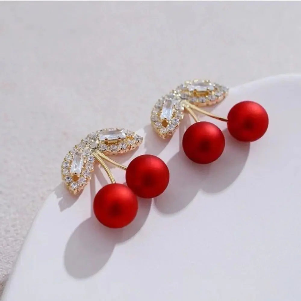 Red Cherry Earrings