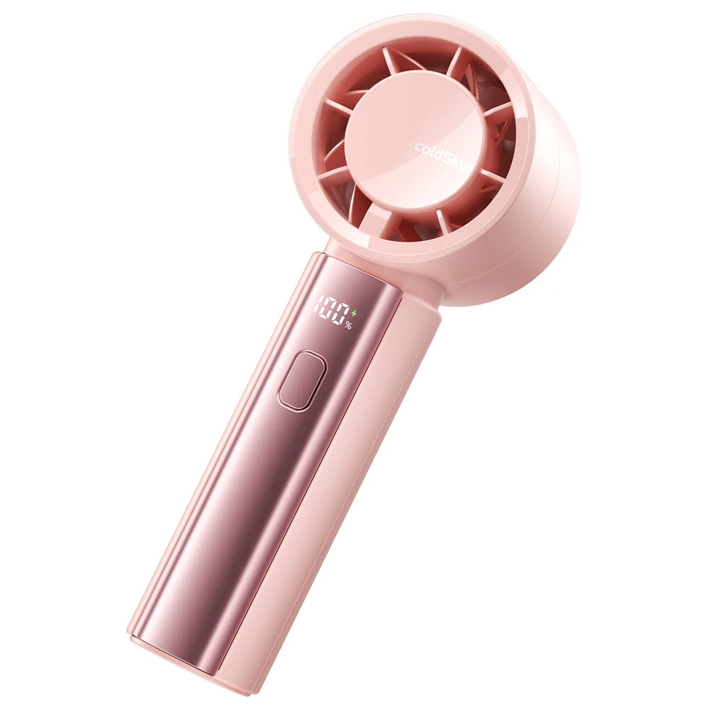 Portable Handheld Fan with LED Display