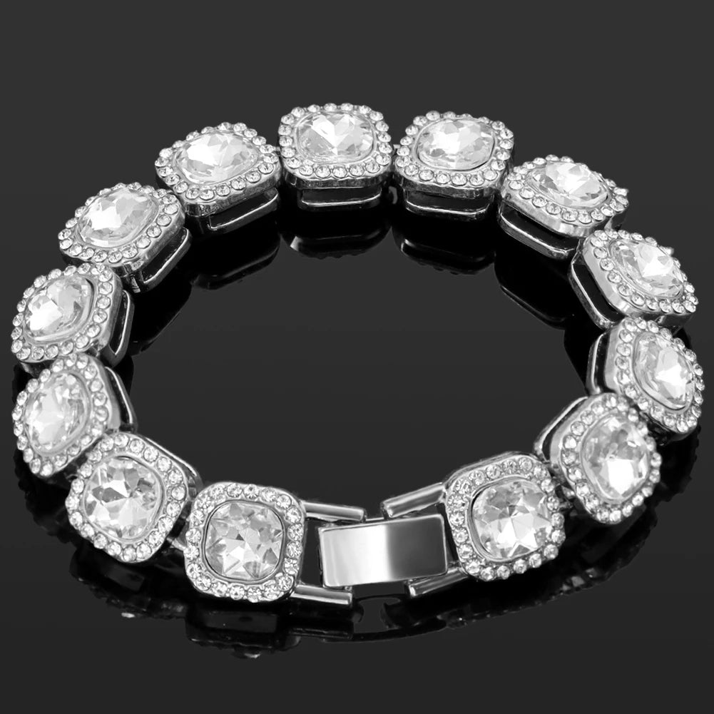 SQUARE ICE SILVER Bracelet