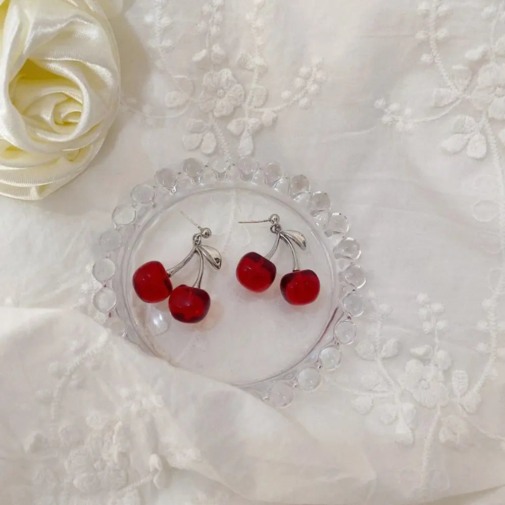Red Cherry Earrings