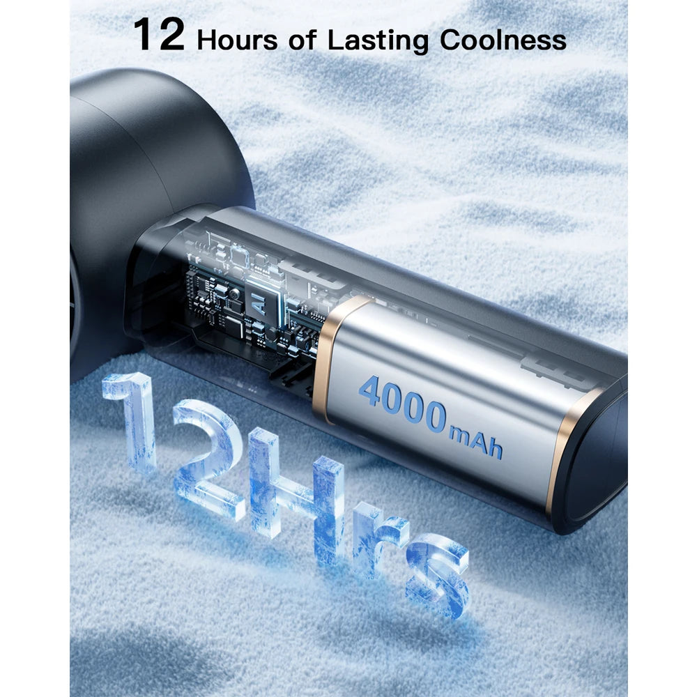 Portable Handheld Fan with LED Display