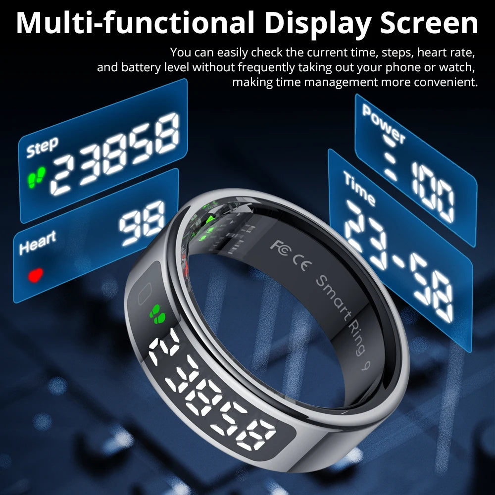 Smart Ring with Display Touch Screen