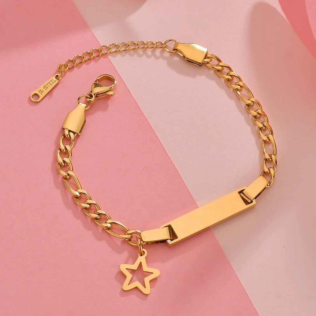 Personalized Engrave Baby Name Bracelet