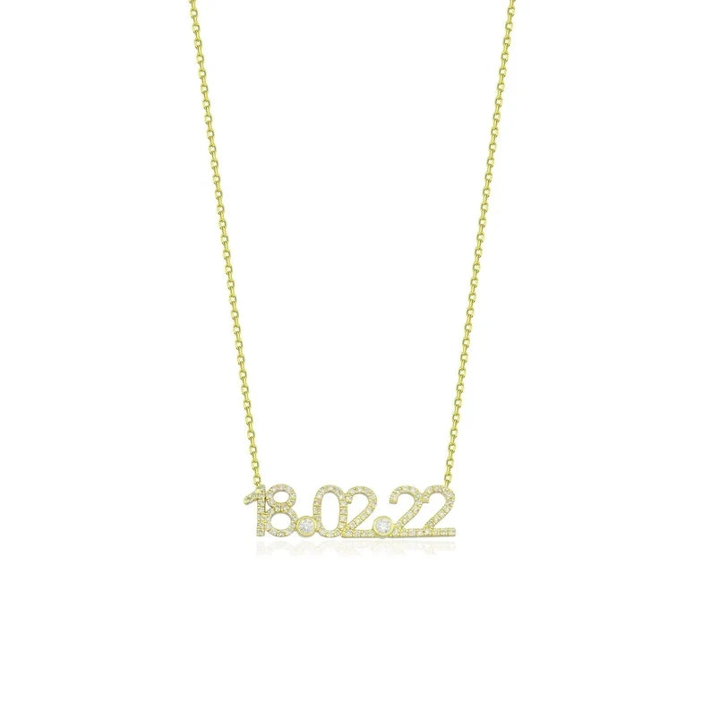 Customized Date Necklace