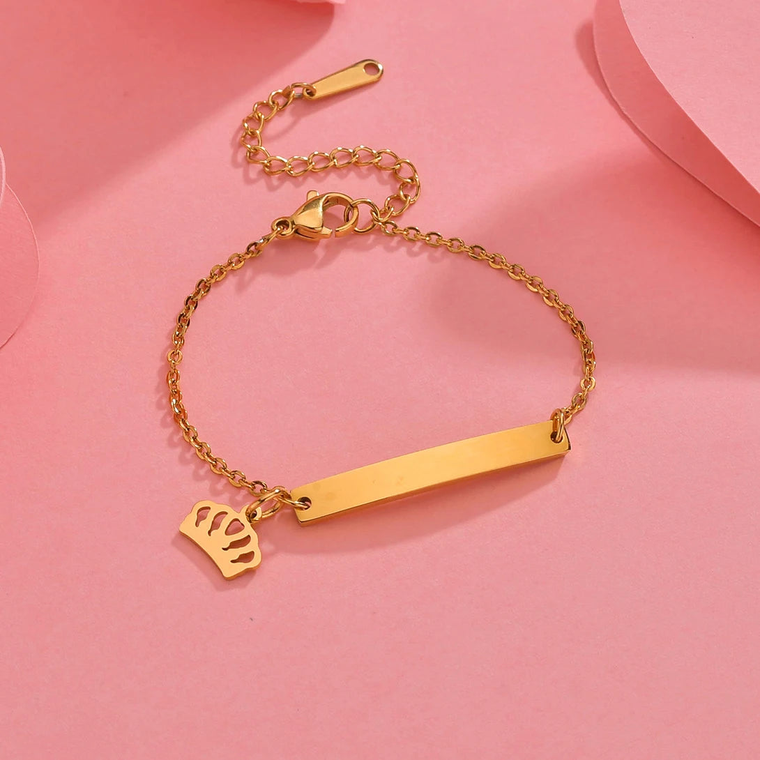Personalized Engrave Baby Name Bracelet