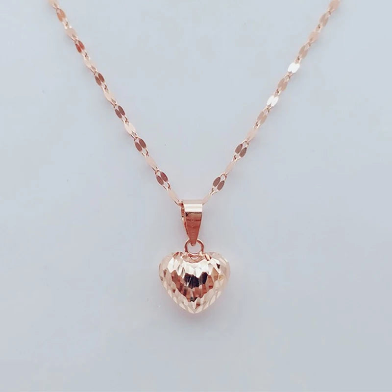 Gold Small Heart Neckalce