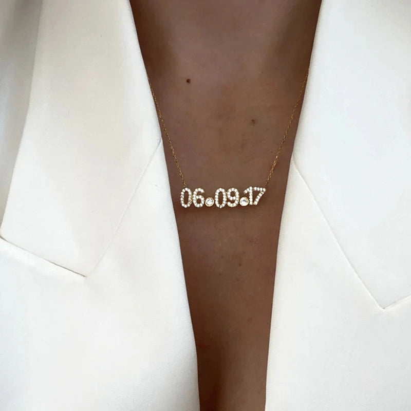 Customized Date Necklace