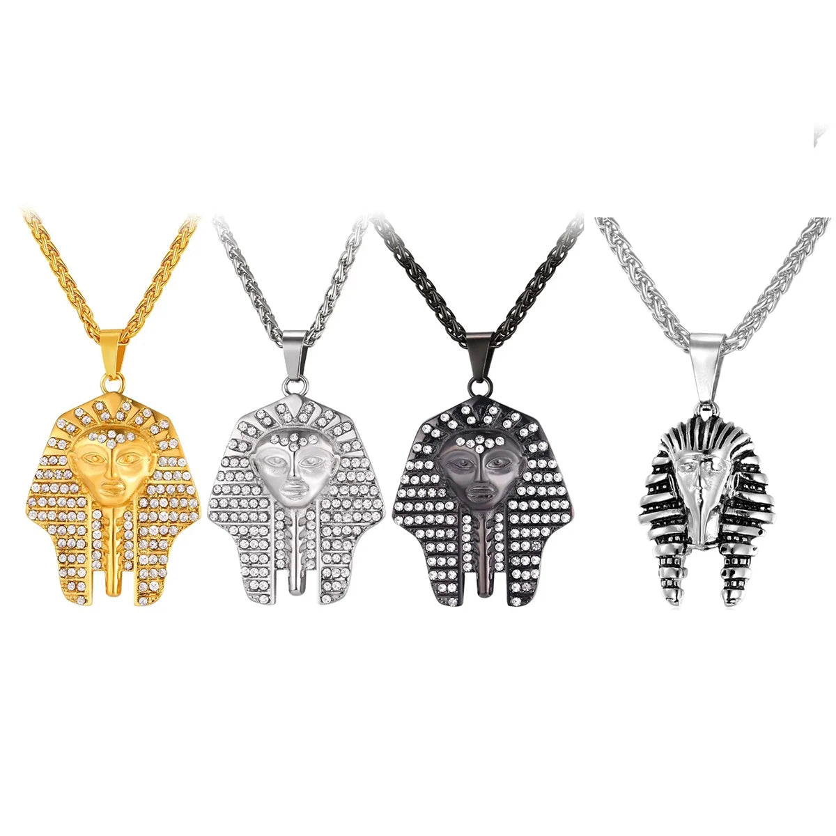 Pharaoh Head Necklaces