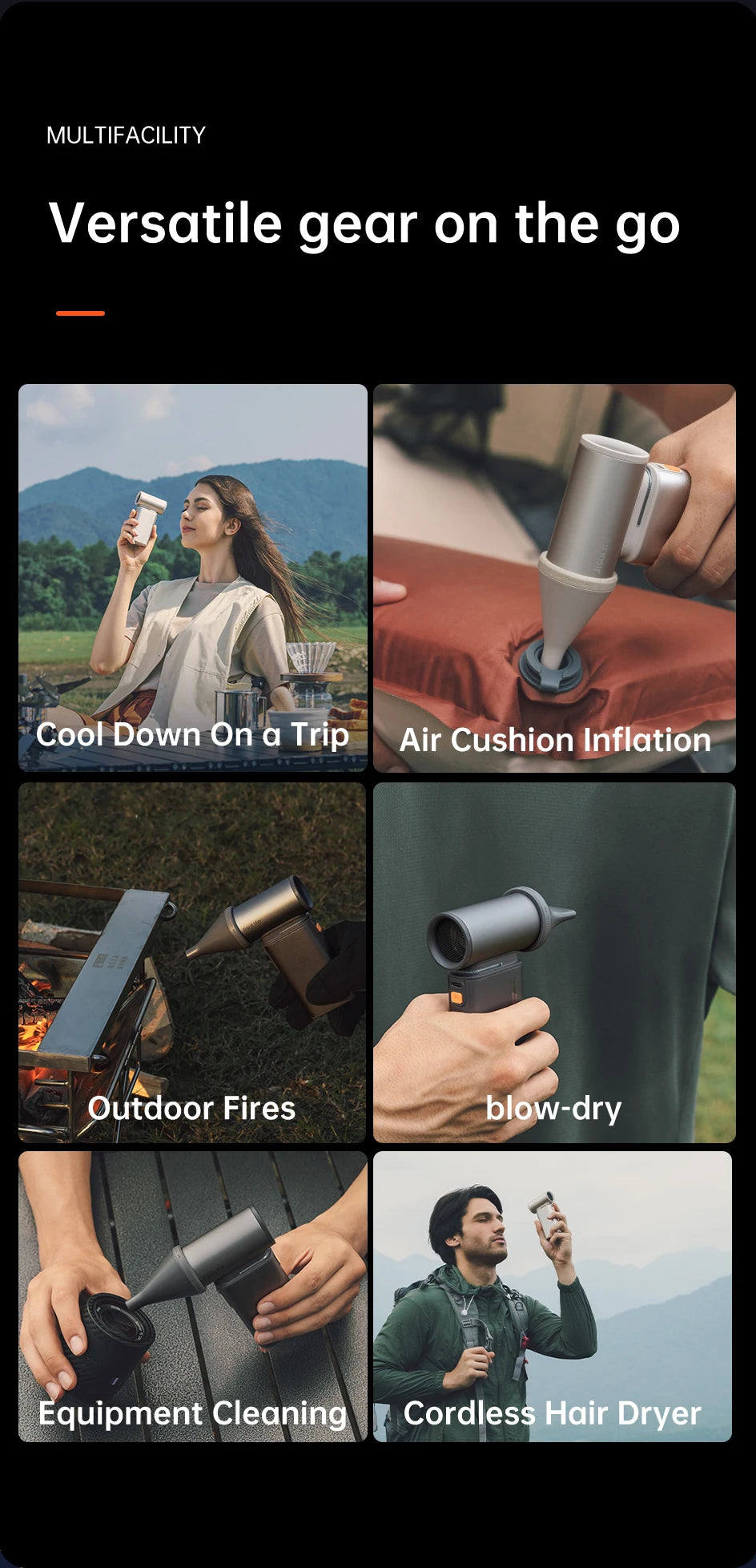 Portable Turbo Handheld Fan