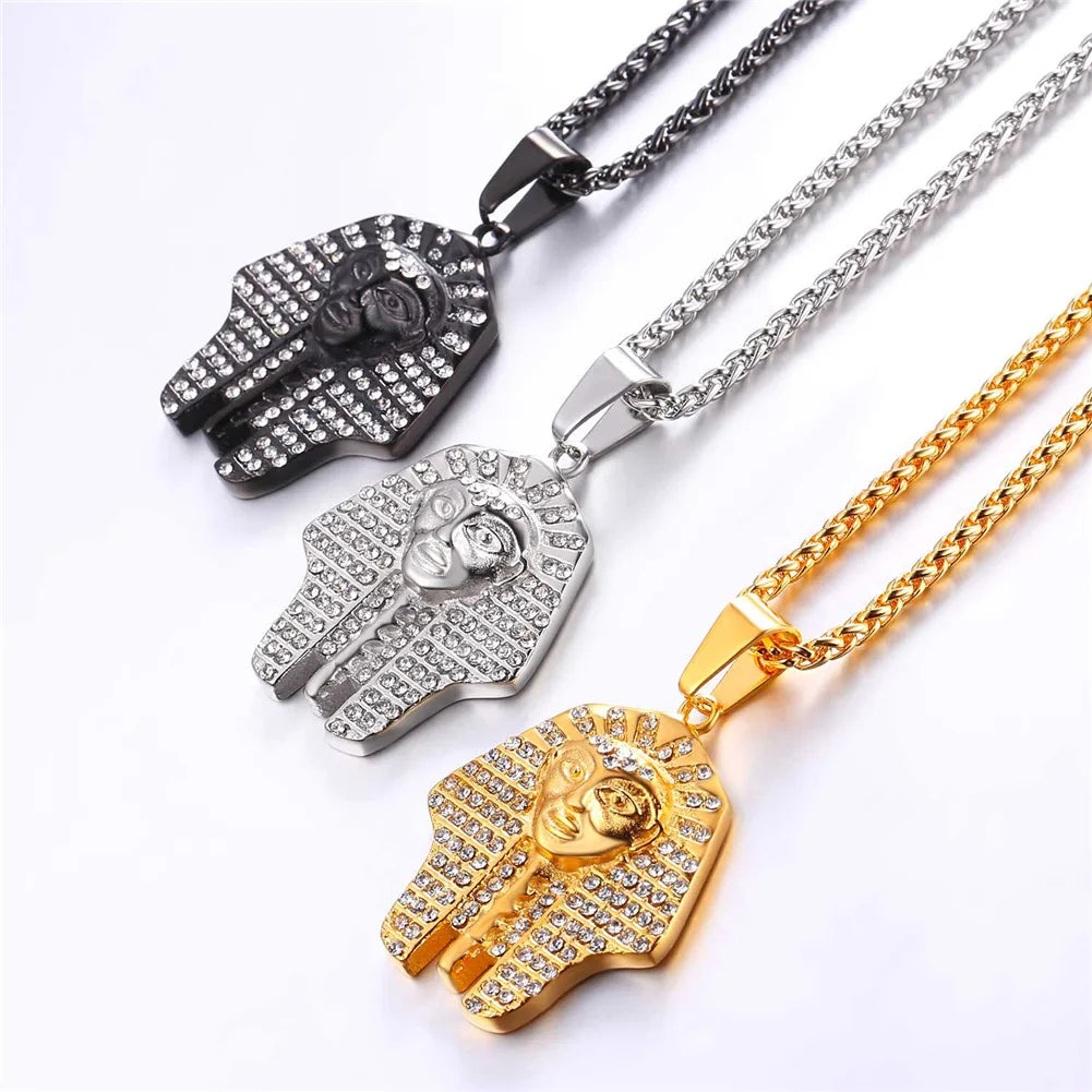 Pharaoh Head Necklaces