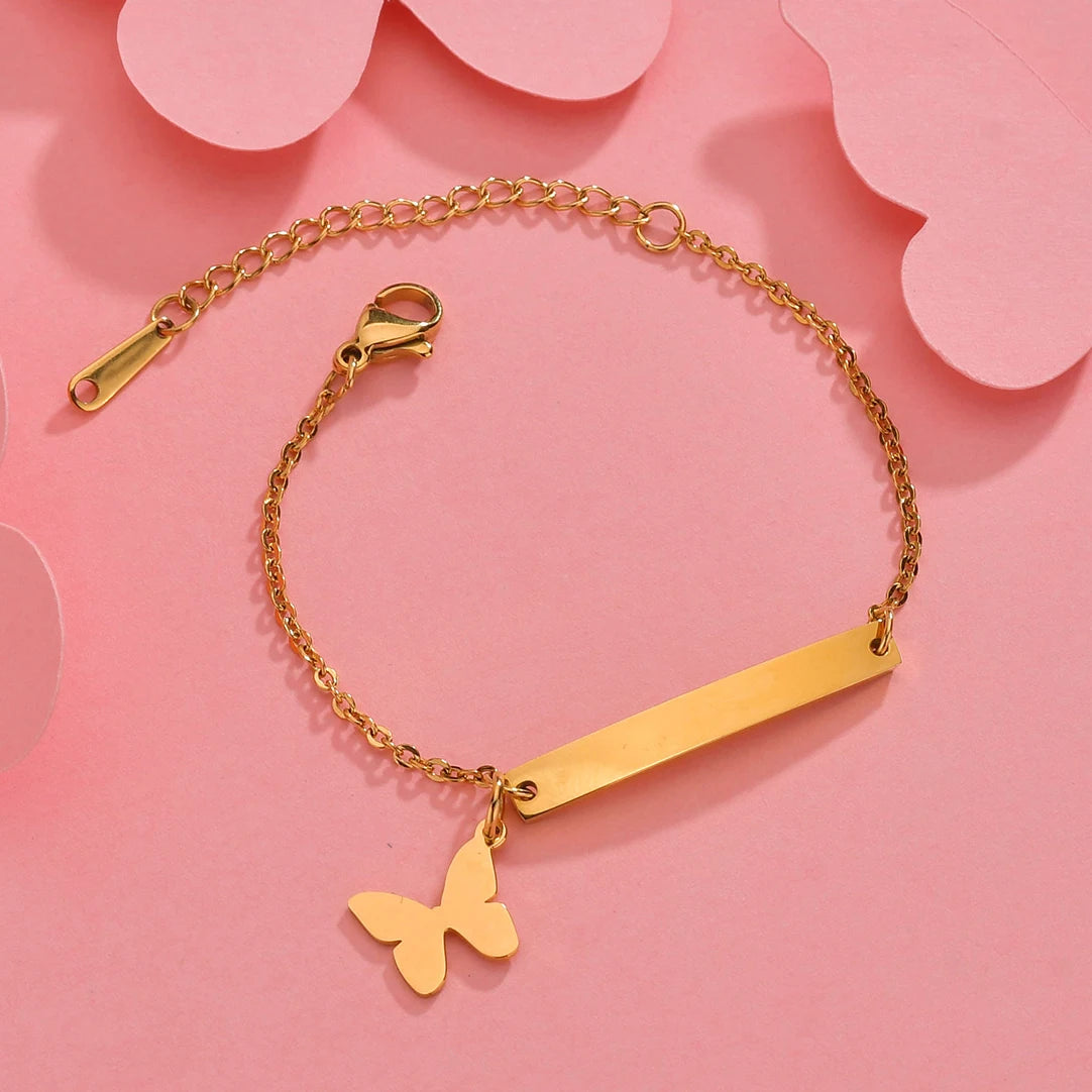 Personalized Engrave Baby Name Bracelet