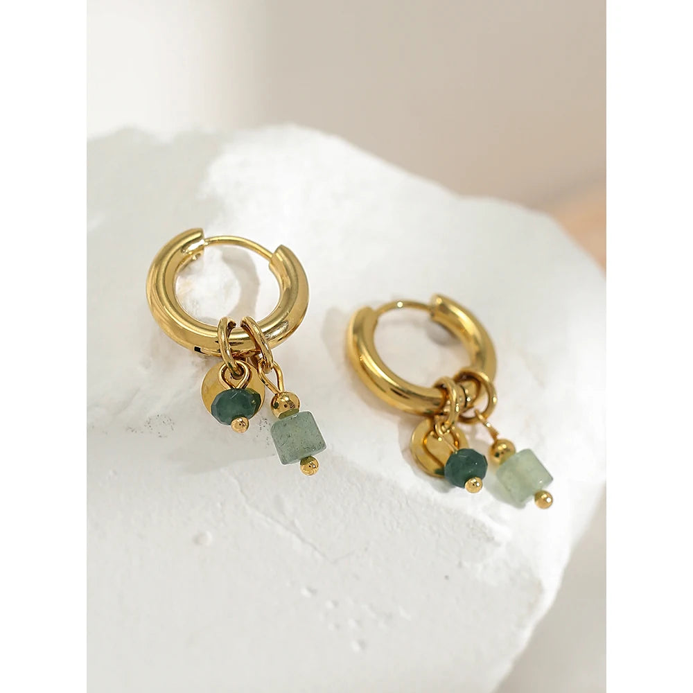 18K Gold HOOK Earrings