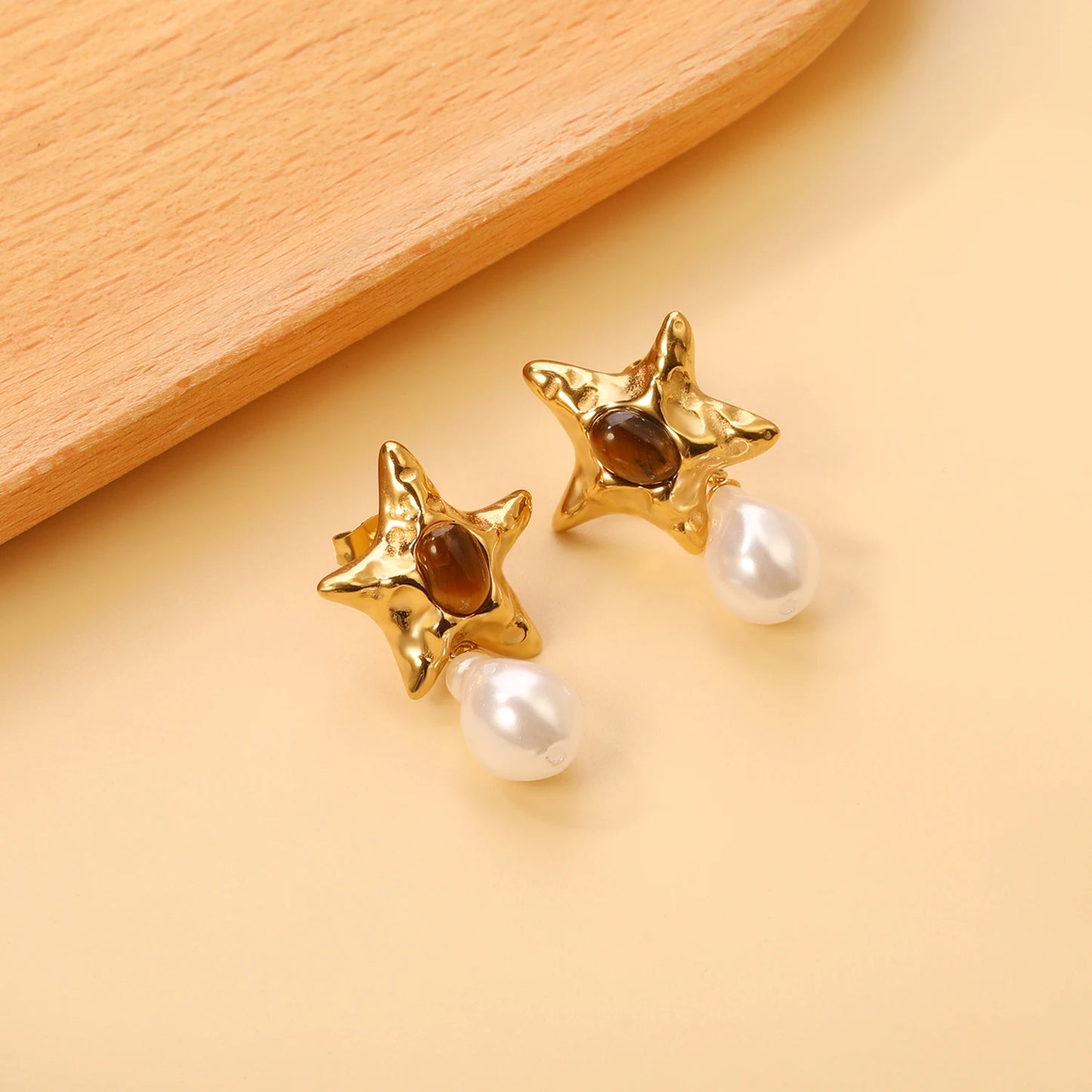 Starfish Pit Earrings
