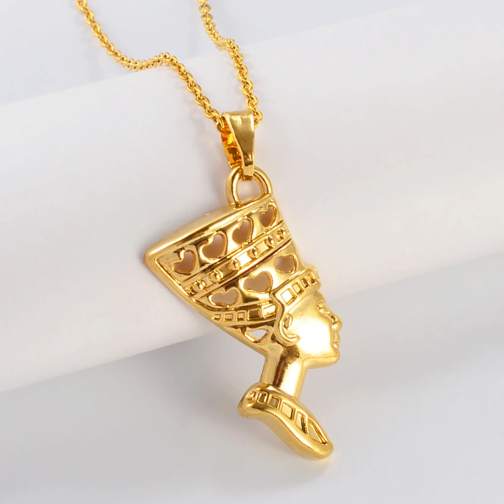 Egyptian Queen Nefertiti Pendant Necklaces
