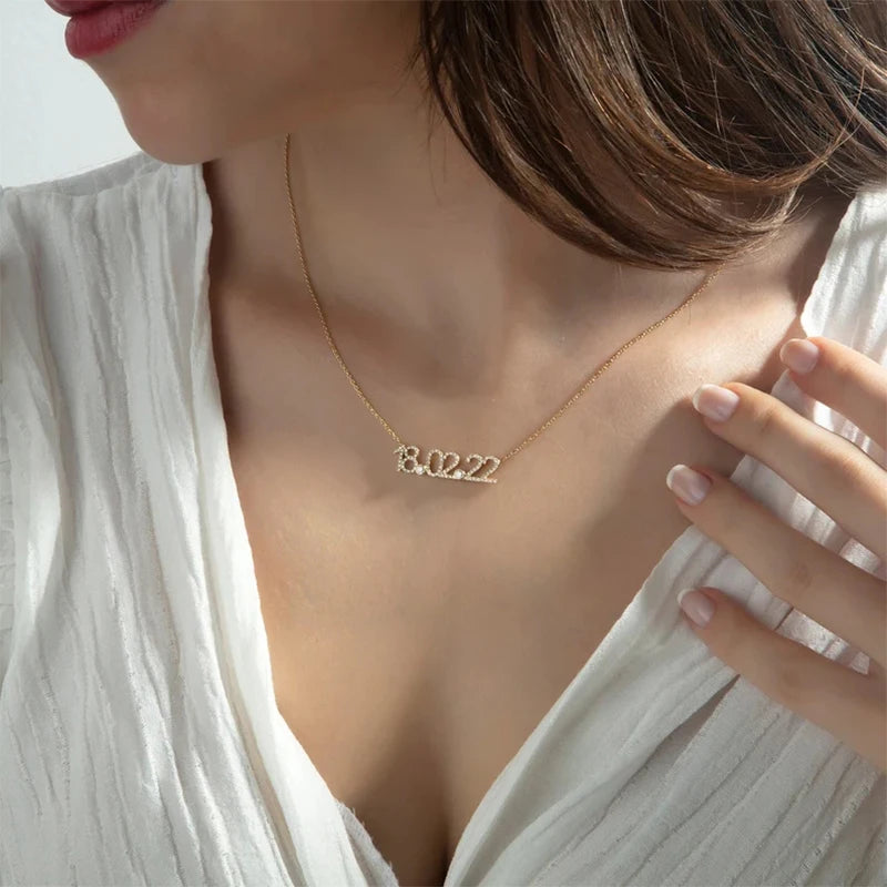 Customized Date Necklace