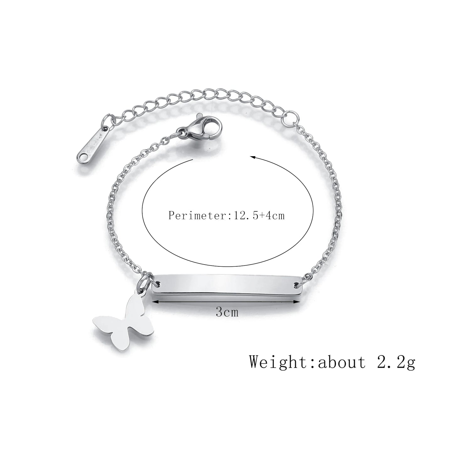 Personalized Engrave Baby Name Bracelet