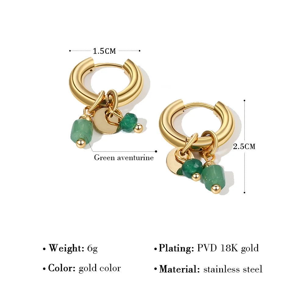 18K Gold HOOK Earrings