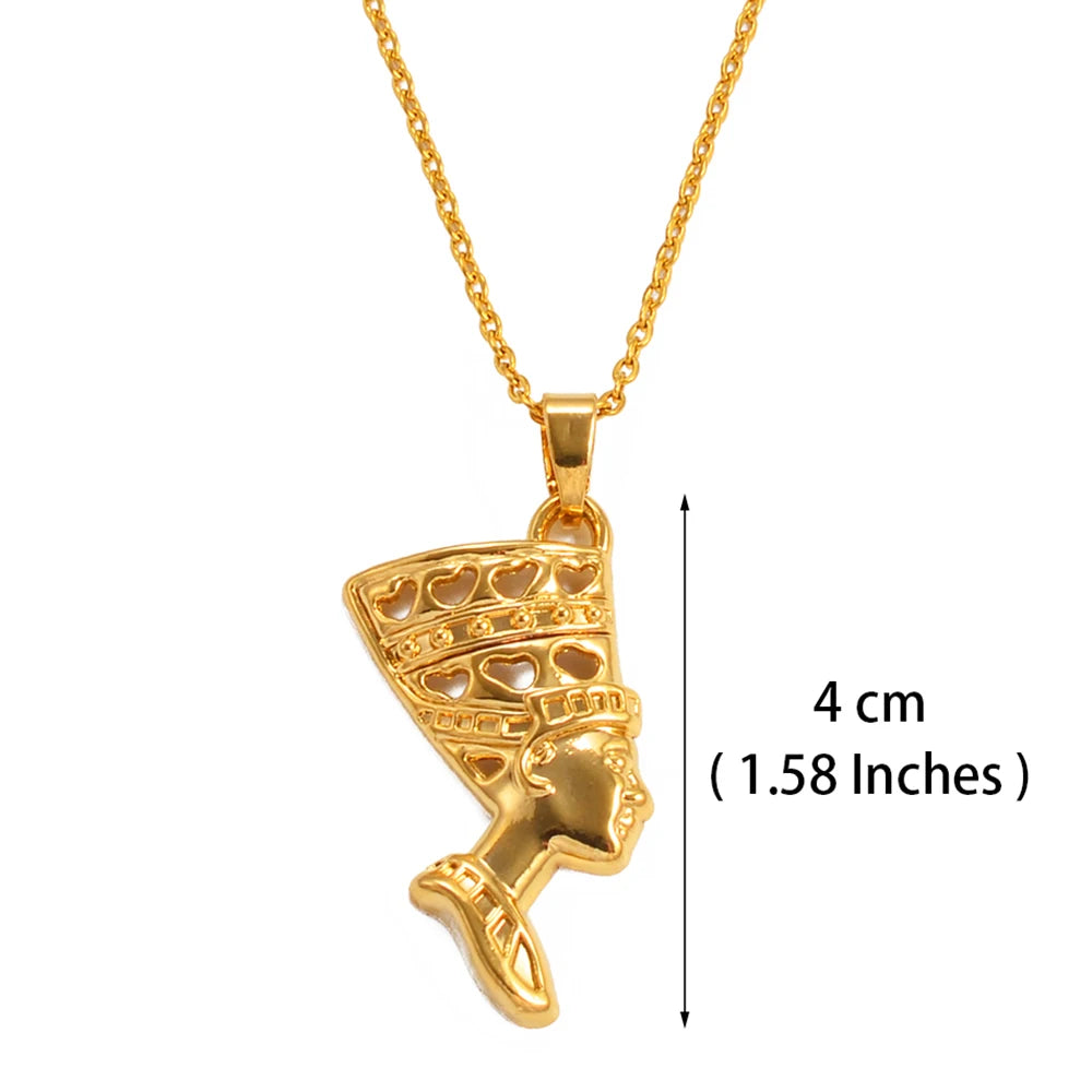 Egyptian Queen Nefertiti Pendant Necklaces