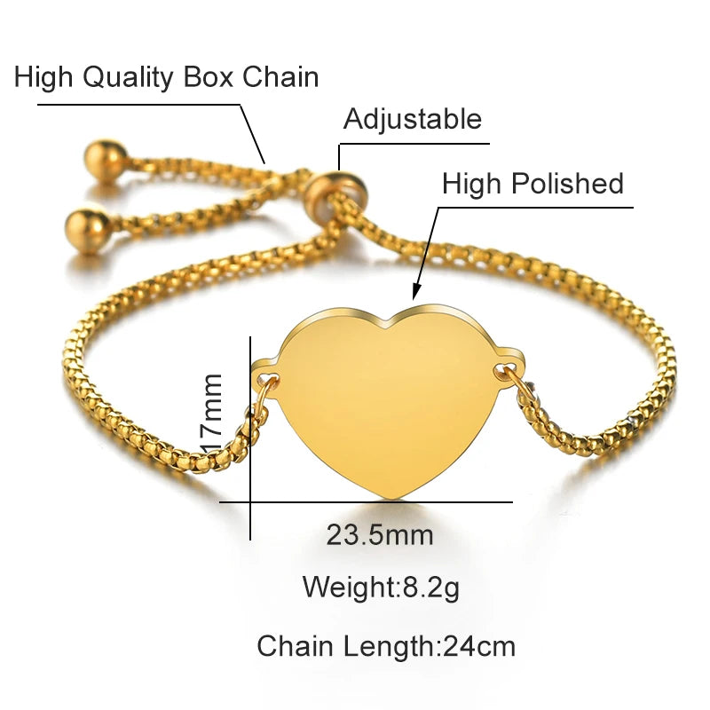 Customized Engrave Photo Bracelet