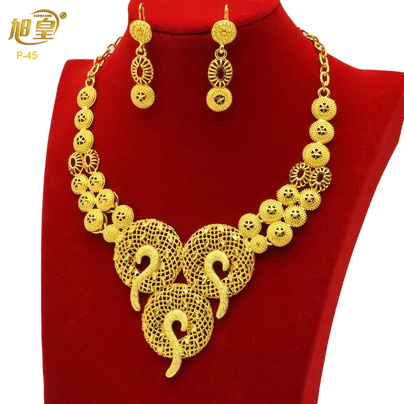 Gold Plated Necklace Set