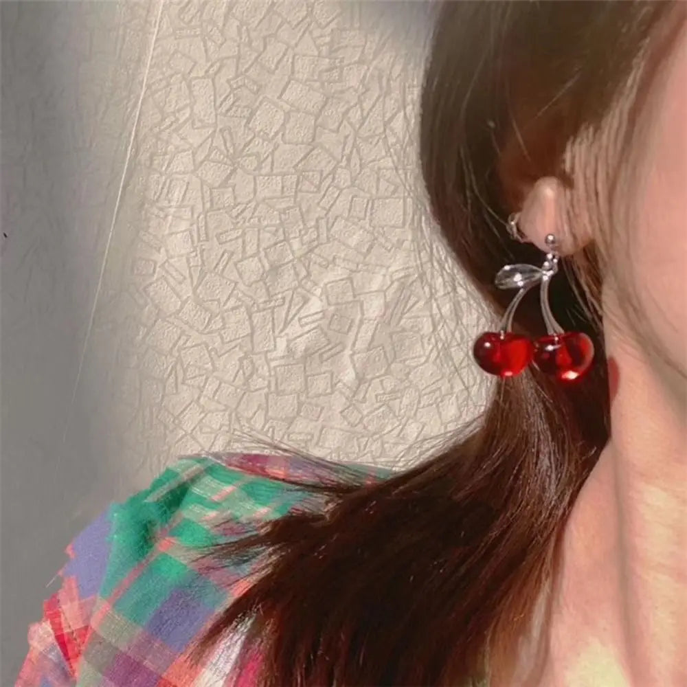Red Cherry Earrings