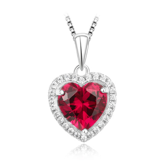 ROMANIA Red Heart Necklace