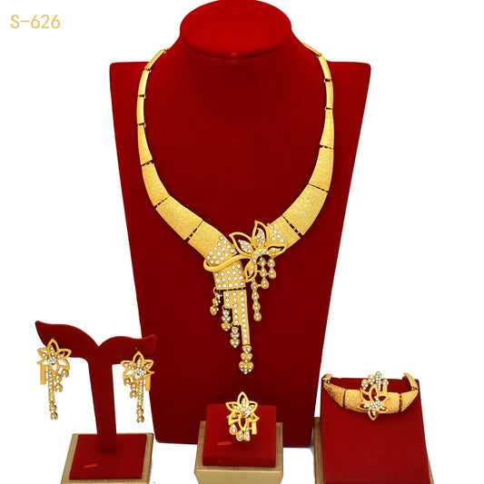 Gold Plated Necklace Set