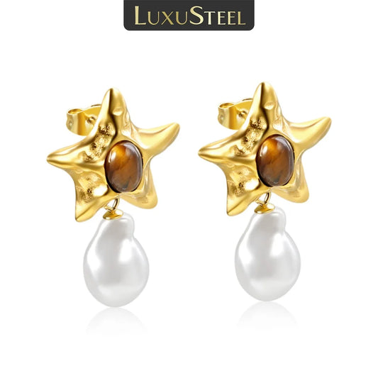 Starfish Pit Earrings