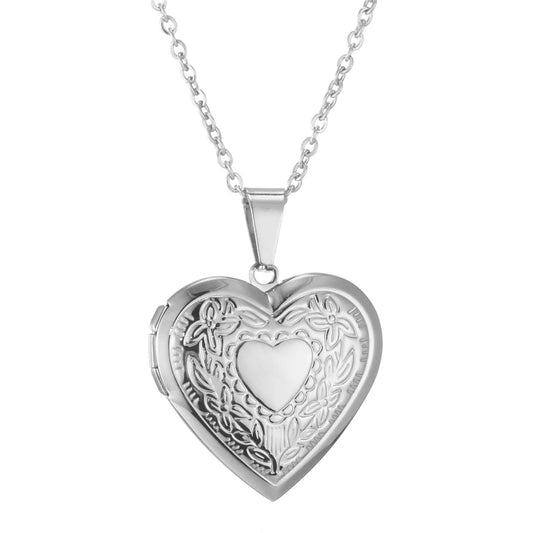 LOCKED Heart 925 Silver Necklace