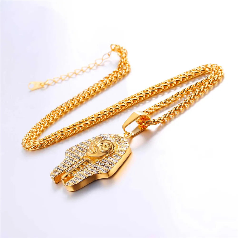 Pharaoh Head Necklaces