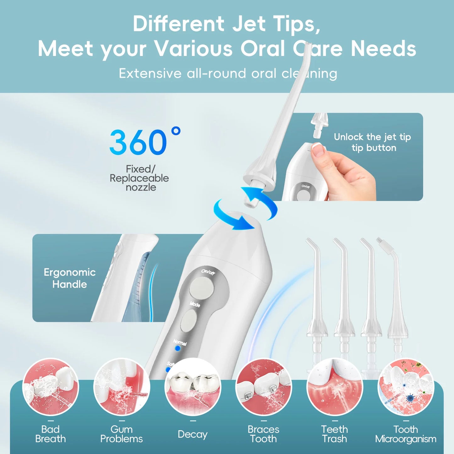 Dental Oral Irrigator Water Flosser