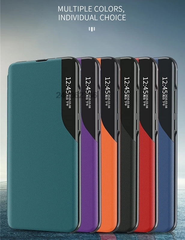 View Window Smart Flip Case For Samsung Galaxy S25