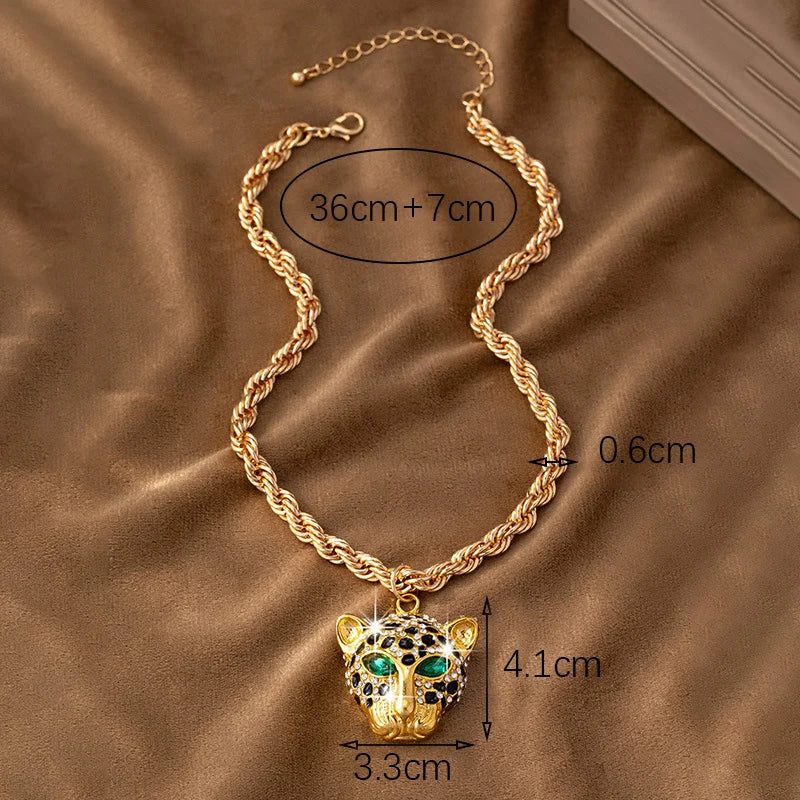 Leopard Pendant Necklace