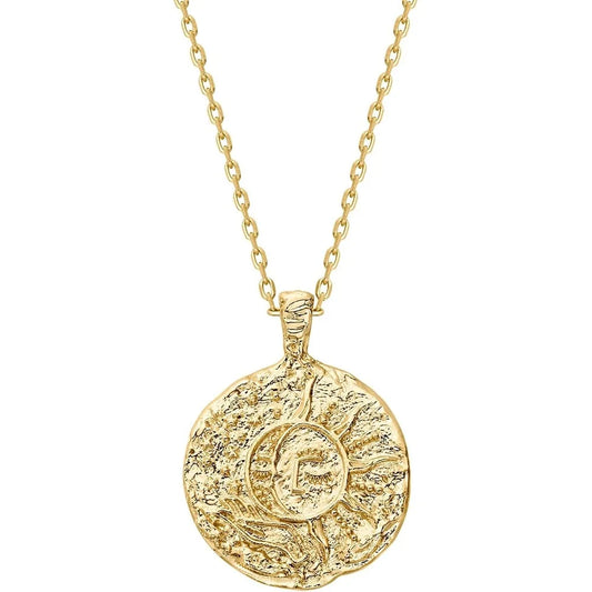 Gold Coin Pendant Necklace
