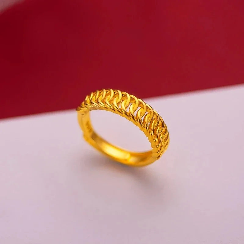 Couple Wedding 18K Gold Rings